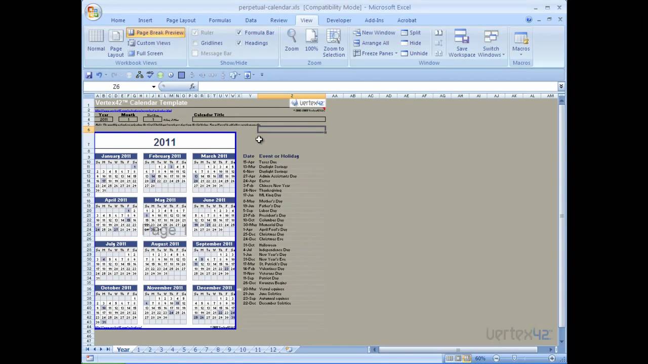 excel 2011 for mac set print area
