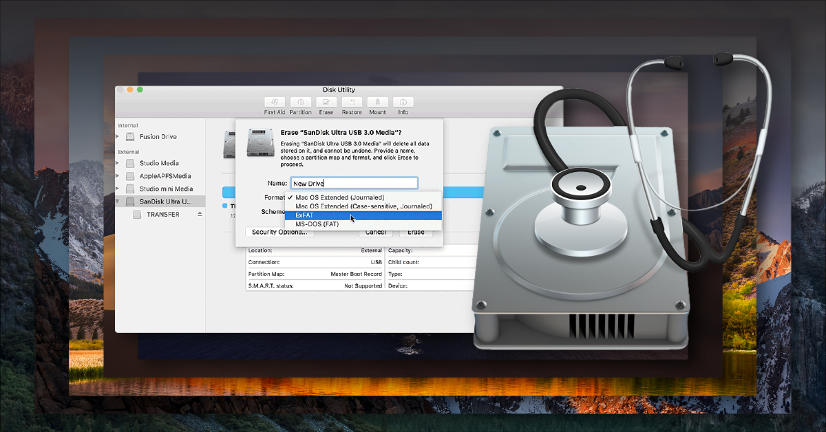 format external hard drive for mac 2017