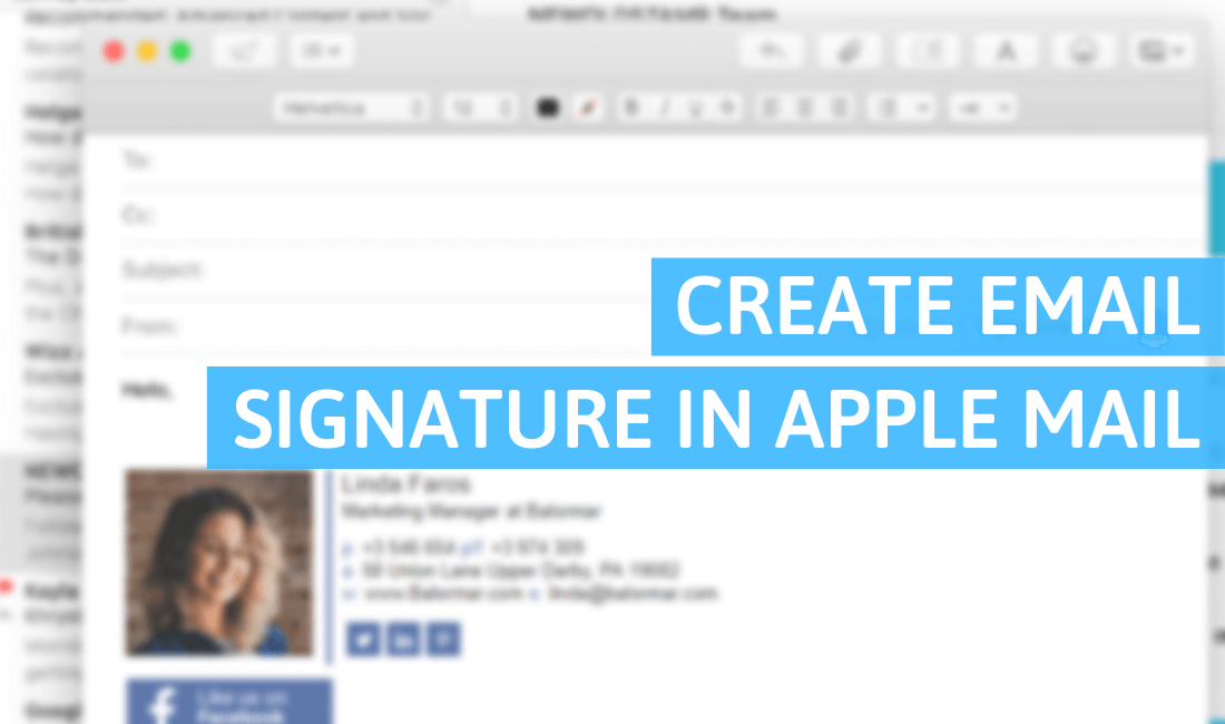 set email sigature in mail app for mac